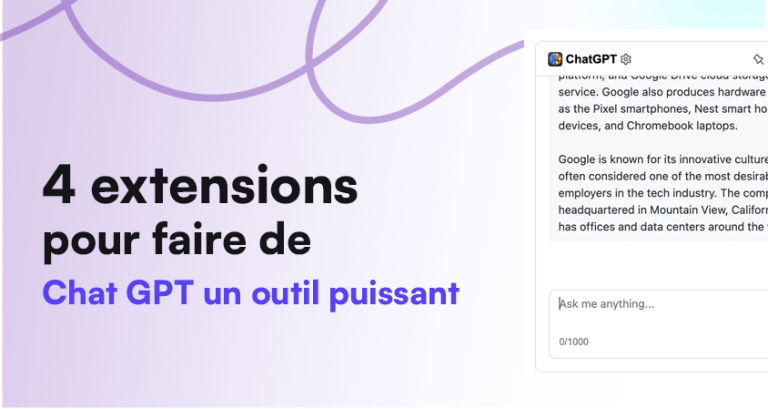 4 extensions pour faire de Chat GPT un outil puissant