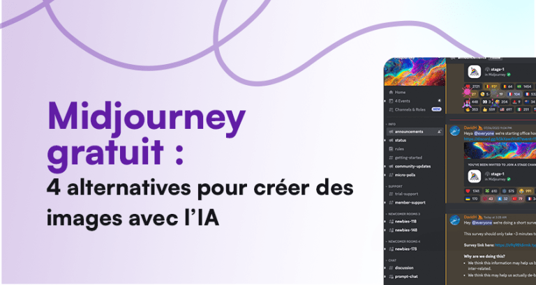 Midjourney gratuit : 4 alternatives pour créer des images avec l’IA