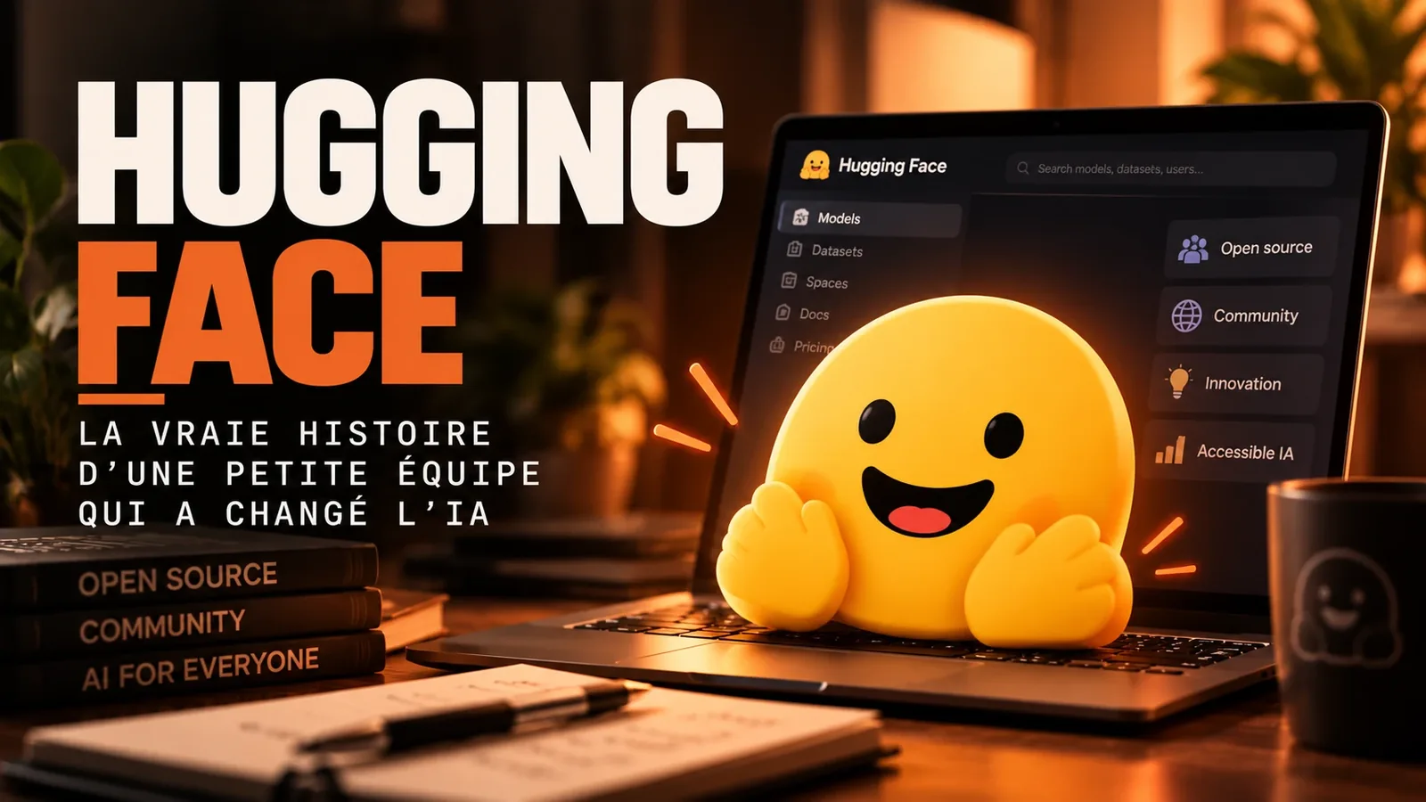 Hugging Face : le chatbot pour ados que personne ne voulait financer, et que Nvidia s’offre pour 12,9 milliards